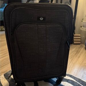 Dark Gray Rolling Suitcase